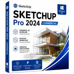 SketchUp Pro 2024 Commercial | Пожизненный лицензионный ключ | Windows PC | Мгновенная доставка