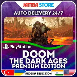 DOOM: The Dark Ages Premium Edition · PS5 · TR/IN/PL/US · AUTO 24/7