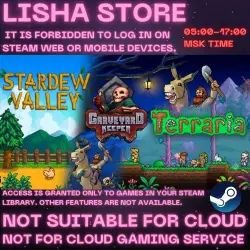 Stardew Valley+Graveyard Keeper+Terraria 3 Games