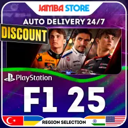 F1 25 · PS5 · TR/UA/IN/US · AUTO 24/7 · DISCOUNT 30.07