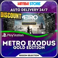 Metro Exodus Gold Edition · PS4/PS5 · Region Selection · AUTO 24/7 · DISCOUNT 05.11