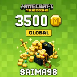 Minecraft MineSoins 330 - 3500 coins GIFT CARD Global