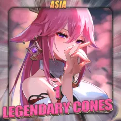 [ASIA] HONKAI [1 Legendary Cone] Full Access + Gift