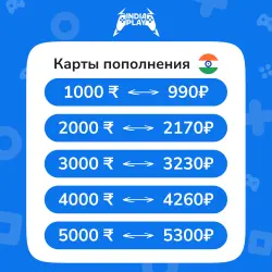 Коды пополнения PlayStation Store (ИНДИЯ/АВТО)