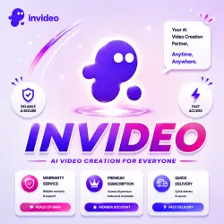 Invideo AI - Plus Plan Subscription 1 month - personal account