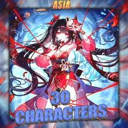 [ASIA] HONKAI [30 Characters] Full Access + Gift