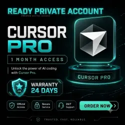 Cursor AI Pro – 1 Month Private & Ready Account