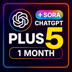 ChatGPT PLUS | GPT 5 | LUNA SOL TERA CODEX | 1 month