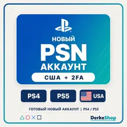 НОВЫЙ PLAYSTATION АККАУНТ США + 2ФА PSN/PS4/PS5
