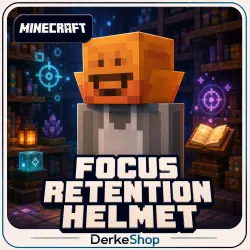 Minecraft Focus Retention Helmet Key Java/Bedrock