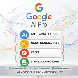 24/7| AI Pro 1 месяцев На ВАШУ ПОЧТУ | Antigravity | Gemini PRO| VEO 3 Flow AI | Deepthink