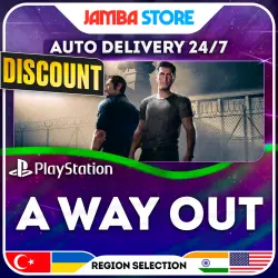 A Way Out · PS4/PS5 · TR/UA/IN/PL/US · AUTO 24/7 · DISCOUNT 10.09