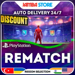 REMATCH · PS5 · TR/UA/IN/US · AUTO 24/7 · DISCOUNT 13.08