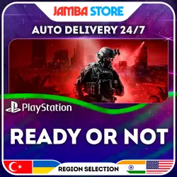 Ready or Not · PS5 · TR/UA/IN/US · AUTO 24/7