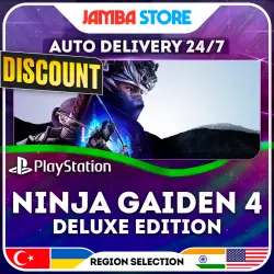 Ninja Gaiden 4 Deluxe Edition · PS5 · TR/UA/IN/US · AUTO 24/7 · DISCOUNT 30.07