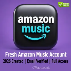 Fresh Amazon Music Account | 2026 Created | Email Verified | Full Access |
