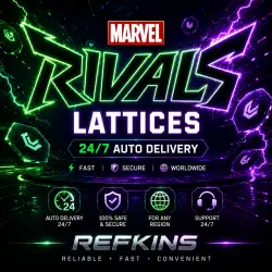 Marvel Rivals Lattices via ID 24/7 DELIVERY PC XBOX PS