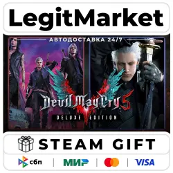 Devil May Cry 5 Deluxe + Vergil / Steam AUTO / RU+WORLD
