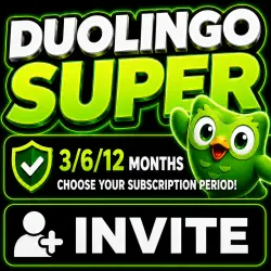 Duolingo Max/Super | invitation | 3/6/12 months