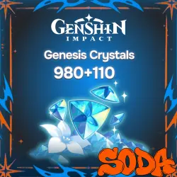 1090 Crystals | Genshin Impact | 24/7 | PO ID | AUTO