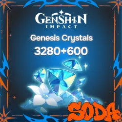 3880 Crystals | Genshin Impact | 24/7 | By ID
