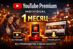 YouTube Premium Individual | 1 Month Ad‑Free + Music