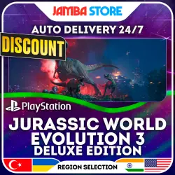 Jurassic World Evolution 3 Deluxe Edition · PS5 · TR/UA/IN/US · AUTO 24/7 · DISCOUNT