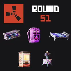 Скины RUST Twitch Drops [4шт] Раунд 51