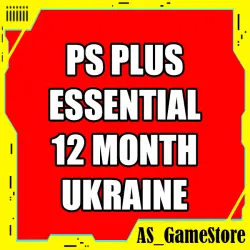 PS Plus Essential 12 month / PS+ | PS4/PS5/PS UKRAINE