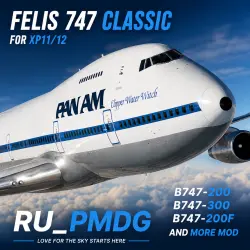 Felis 747-200 for X Plane11/12