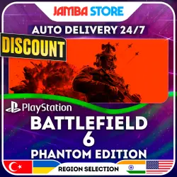 Battlefield 6 Phantom Edition · PS5 · TR/IN/US · AUTO 24/7 · DISCOUNT 13.08