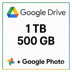 Google drive 500 GB / 1TB + Google photo