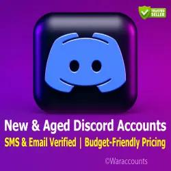 New & Aged Discord Accounts | SMS & Email Verified | Random IP | Low Pricing