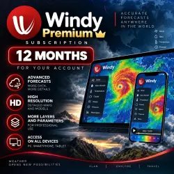 Windy Premium 12 months to your own account