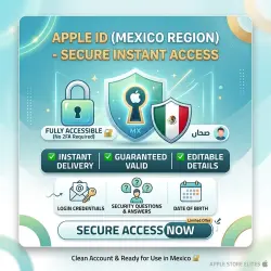 Mexico Apple ID | No 2FA | Ready Account