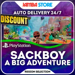 Sackboy: A Big Adventure · PS4/PS5 · TR/UA/IN/PL/US · AUTO 24/7 · DISCOUNT 08.10