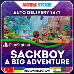 Sackboy: A Big Adventure · PS4/PS5 · TR/UA/IN/PL/US · AUTO 24/7
