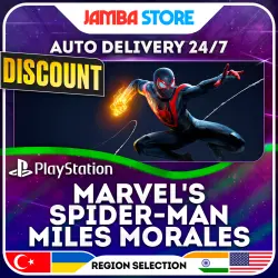 Marvel's Spider-Man: Miles Morales · PS4/PS5 · TR/IN/PL/US · AUTO 24/7 · DISCOUNT