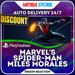 Marvel's Spider-Man: Miles Morales · PS4/PS5 · TR/UA/IN/PL/US · AUTO 24/7 · DISCOUNT