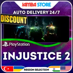 Injustice 2 · PS4 · TR/UA/IN/PL/US · AUTO 24/7 · DISCOUNT 24.09