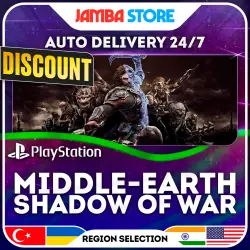 Middle-earth Shadow of War · PS4 · TR/UA/IN/US · AUTO 24/7 · DISCOUNT 13.08
