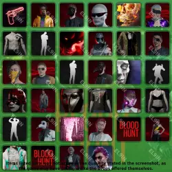 Vampire The Masquerade Bloodhunt Twitch Drops 34 items