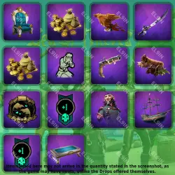 Sea of Thieves Twitch Drops 14 items