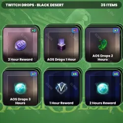 Black Desert Twitch Drops 35 items