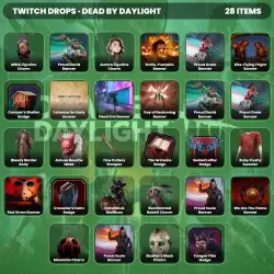 Dead by Daylight Twitch Drops 28 items