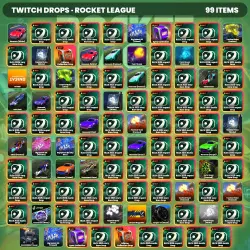 Rocket League Twitch Drops 99 items