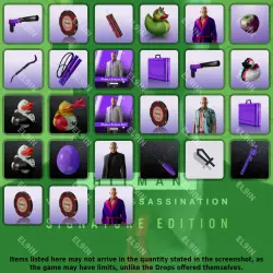 HITMAN World of Assassination Твич Дропсы 27 предметов