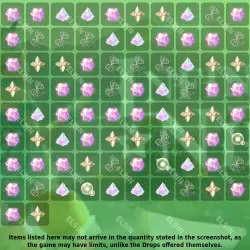 Infinity Nikki Twitch Drops 82 items