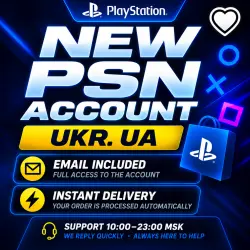 Account Ukraine account PlayStation PS4 PS5