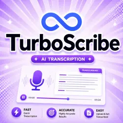 TurboScribe AI SUBSCRIPTION 3-30days ,Unlimited USE